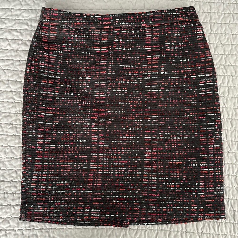 LOFT Outlet Tweed Pencil Skirt, 0P, EUC